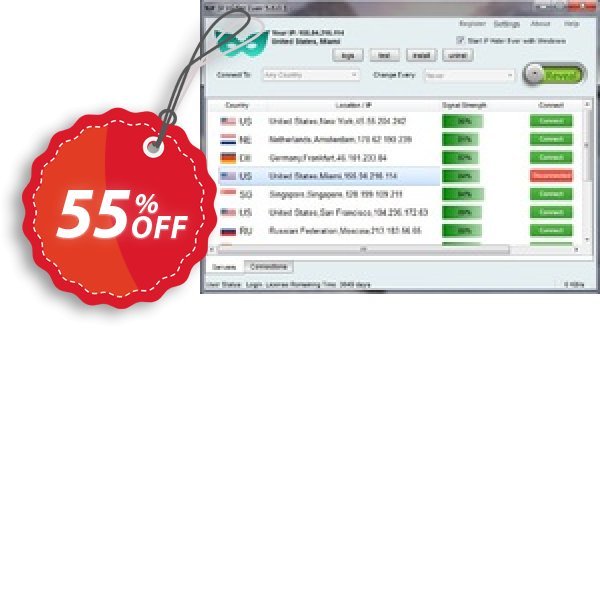 IPHiderEver Quarterly Coupon, discount IPHiderEver Quarterly Stirring promo code 2025. Promotion: Stirring promo code of IPHiderEver Quarterly 2024