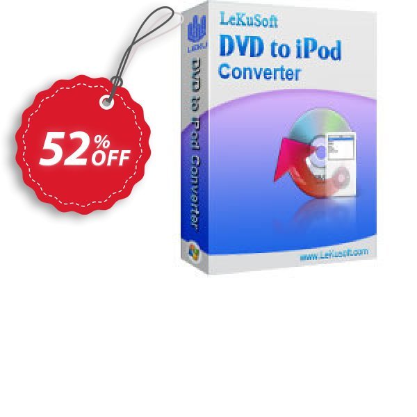 LeKuSoft DVD to iPod Converter Coupon, discount LeKuSoft DVD to iPod Converter Fearsome promo code 2024. Promotion: Fearsome promo code of LeKuSoft DVD to iPod Converter 2024