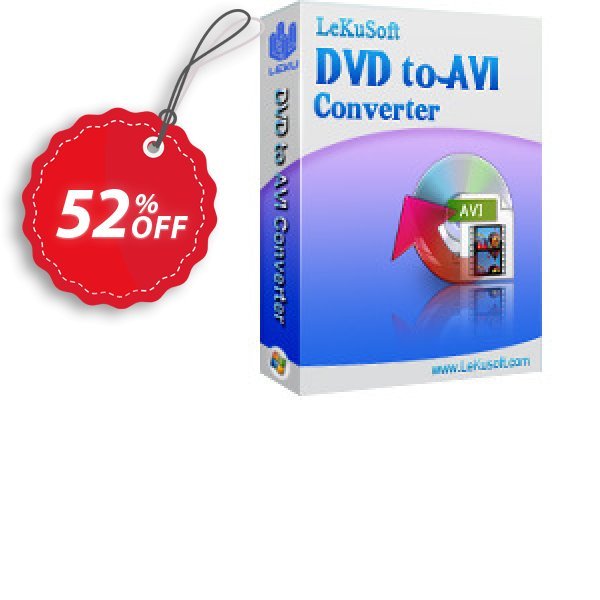 LeKuSoft DVD to AVI Converter Coupon, discount LeKuSoft DVD to AVI Converter Stunning promotions code 2024. Promotion: Stunning promotions code of LeKuSoft DVD to AVI Converter 2024