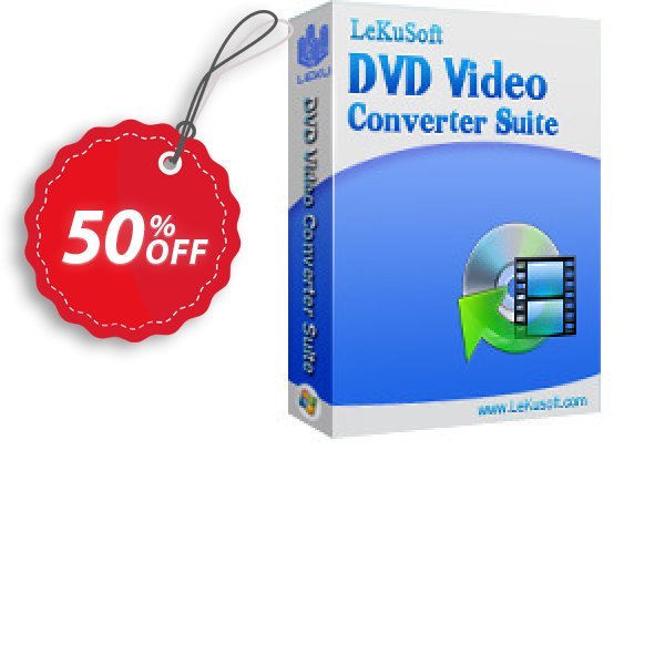 LeKuSoft DVD Video Converter Suite Coupon, discount LeKuSoft DVD Video Converter Suite Special discount code 2025. Promotion: Special discount code of LeKuSoft DVD Video Converter Suite 2024