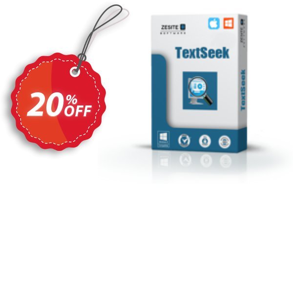 TextSeek, Personal licence, Lifetime  Coupon, discount TextSeek (Personal licence, Lifetime) Super promotions code 2024. Promotion: Super promotions code of TextSeek (Personal licence, Lifetime) 2024