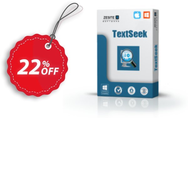 TextSeek, Personal licence, Yearly  Coupon, discount TextSeek (Personal licence, 1 year)  Hottest promo code 2024. Promotion: Hottest promo code of TextSeek (Personal licence, 1 year)  2024