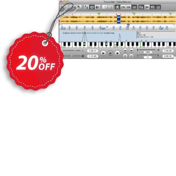 Transcribe! for MAC Coupon, discount Transcribe! for Mac Special discount code 2024. Promotion: Special discount code of Transcribe! for Mac 2024