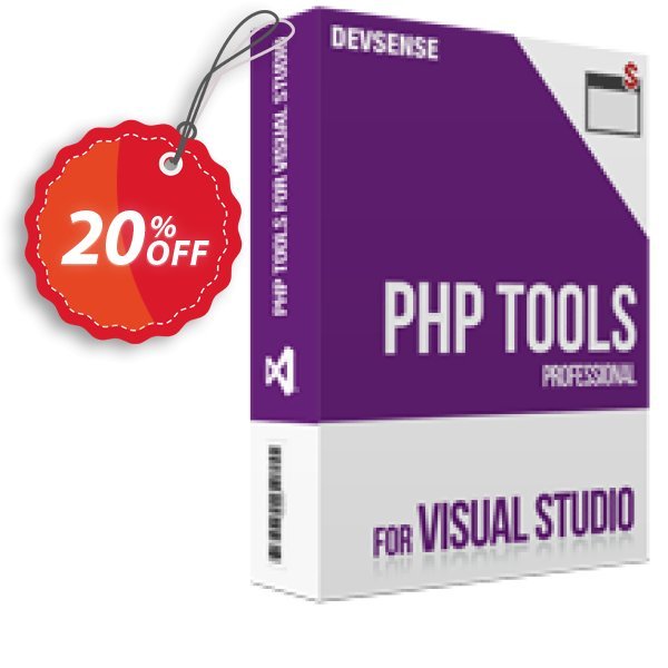 PHP Tools for Visual Studio, Individual/Personal  Coupon, discount PHP Tools for Visual Studio - Personal License Amazing discount code 2024. Promotion: Formidable offer code of PHP Tools for Visual Studio - Personal License 2024