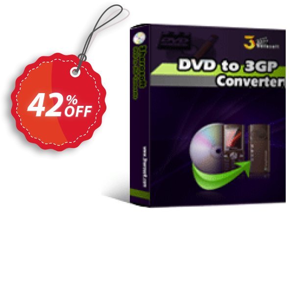 3herosoft DVD to 3GP Converter Coupon, discount 3herosoft DVD to 3GP Converter Amazing promotions code 2024. Promotion: Amazing promotions code of 3herosoft DVD to 3GP Converter 2024