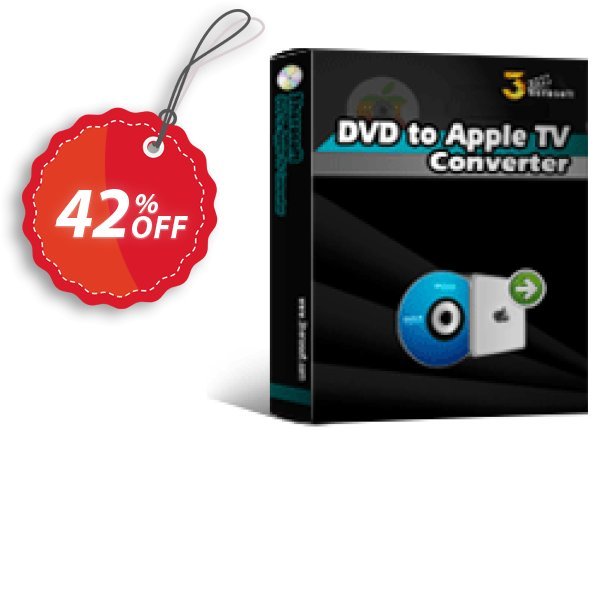 3herosoft DVD to Apple TV Converter Coupon, discount 3herosoft DVD to Apple TV Converter Stunning sales code 2024. Promotion: Stunning sales code of 3herosoft DVD to Apple TV Converter 2024