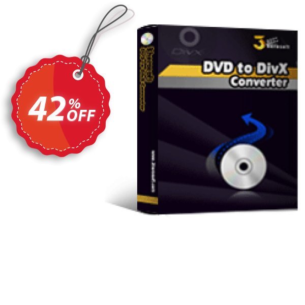 3herosoft DVD to DivX Converter Coupon, discount 3herosoft DVD to DivX Converter Stirring discount code 2024. Promotion: Stirring discount code of 3herosoft DVD to DivX Converter 2024