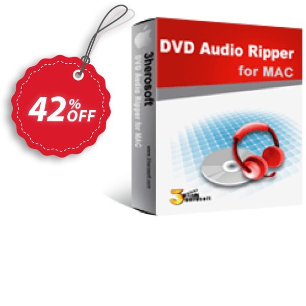 3herosoft DVD Audio Ripper for MAC Coupon, discount 3herosoft DVD Audio Ripper for Mac Super deals code 2024. Promotion: Super deals code of 3herosoft DVD Audio Ripper for Mac 2024