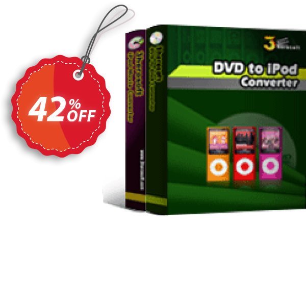 3herosoft DVD to iPod Suite Coupon, discount 3herosoft DVD to iPod Suite Staggering discount code 2024. Promotion: Staggering discount code of 3herosoft DVD to iPod Suite 2024