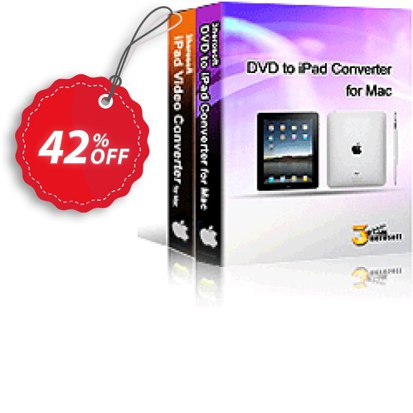 3herosoft DVD to iPad Suite for MAC Coupon, discount 3herosoft DVD to iPad Suite for Mac Stirring offer code 2025. Promotion: Stirring offer code of 3herosoft DVD to iPad Suite for Mac 2024