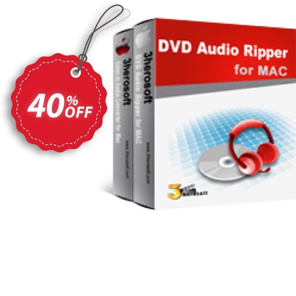3herosoft DVD to Audio Suite for MAC Coupon, discount 3herosoft DVD to Audio Suite for Mac Excellent sales code 2025. Promotion: Excellent sales code of 3herosoft DVD to Audio Suite for Mac 2024