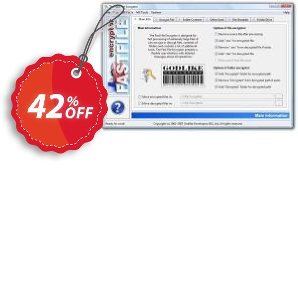 Fast File Encryptor Coupon, discount Fast File Encryptor Stunning deals code 2025. Promotion: Stunning deals code of Fast File Encryptor 2024