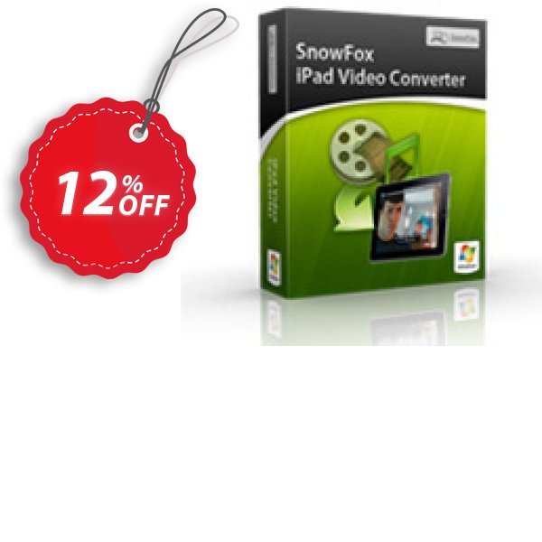 SnowFox iPad Video Converter Coupon, discount SnowFox iPad Video Converter Marvelous promo code 2024. Promotion: Marvelous promo code of SnowFox iPad Video Converter 2024