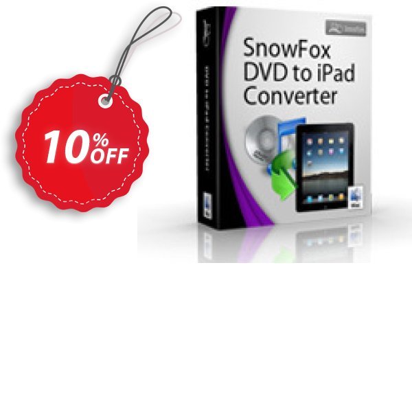 SnowFox DVD to iPad Converter for MAC Coupon, discount SnowFox DVD to iPad Converter for Mac Awful offer code 2024. Promotion: Awful offer code of SnowFox DVD to iPad Converter for Mac 2024
