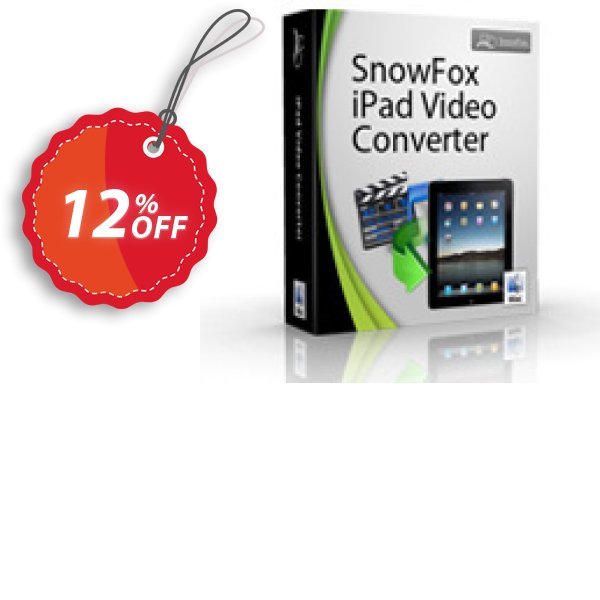 SnowFox iPad Video Converter for MAC Coupon, discount SnowFox iPad Video Converter for Mac Awful discount code 2024. Promotion: Awful discount code of SnowFox iPad Video Converter for Mac 2024