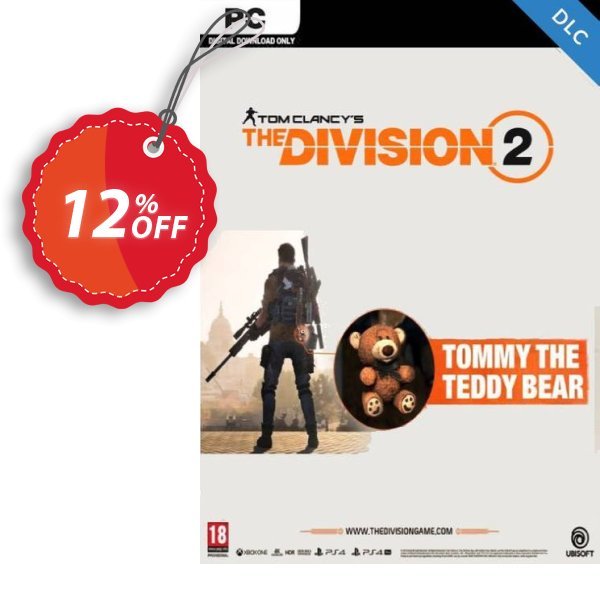 Tom Clancy's The Division 2 PC - Tommy the Teddy Bear DLC Coupon, discount Tom Clancy's The Division 2 PC - Tommy the Teddy Bear DLC Deal. Promotion: Tom Clancy's The Division 2 PC - Tommy the Teddy Bear DLC Exclusive offer 