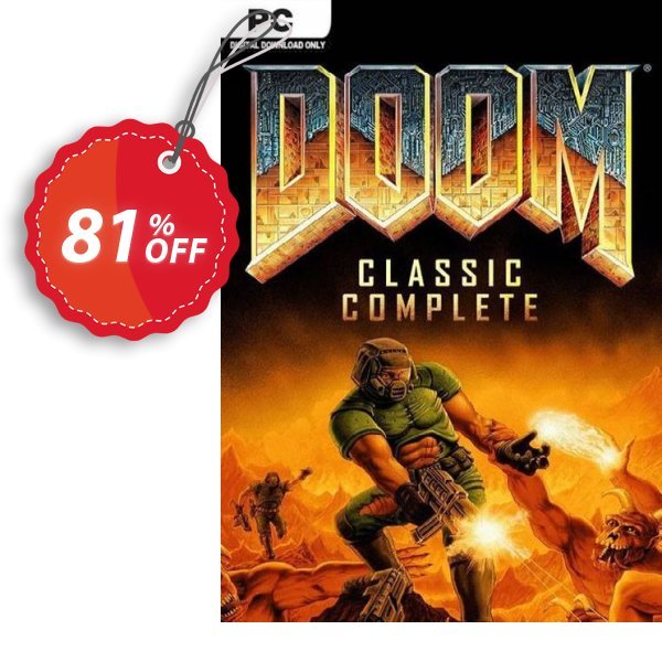 DOOM Classic Complete PC Coupon, discount DOOM Classic Complete PC Deal. Promotion: DOOM Classic Complete PC Exclusive offer 
