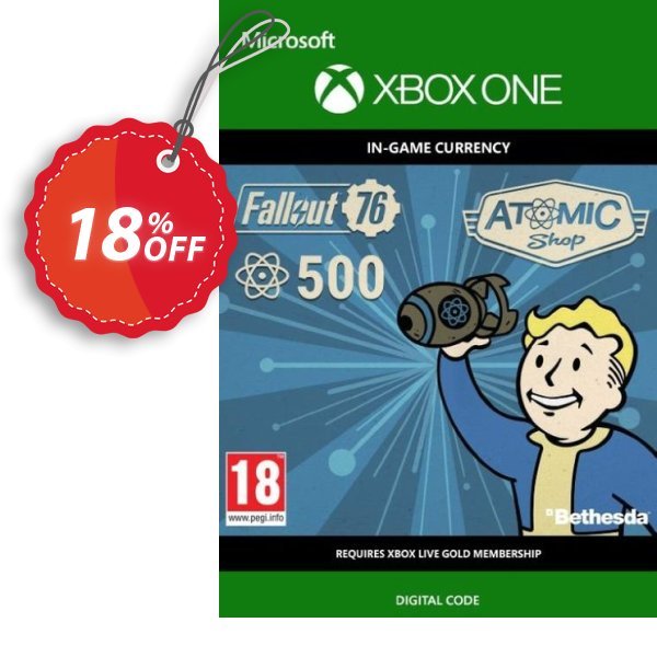 Fallout 76 - 500 Atoms Xbox One Coupon, discount Fallout 76 - 500 Atoms Xbox One Deal. Promotion: Fallout 76 - 500 Atoms Xbox One Exclusive offer 