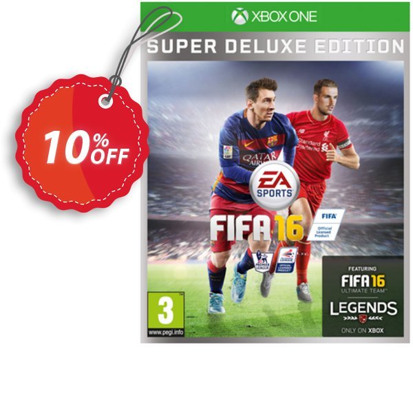 FIFA 16 Super Deluxe Edition Xbox One - Digital Code Coupon, discount FIFA 16 Super Deluxe Edition Xbox One - Digital Code Deal. Promotion: FIFA 16 Super Deluxe Edition Xbox One - Digital Code Exclusive offer 