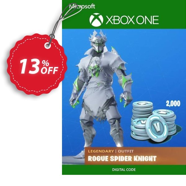 Fortnite: Legendary Rogue Spider Knight Outfit + 2000 V-Bucks Bundle Xbox One Coupon, discount Fortnite: Legendary Rogue Spider Knight Outfit + 2000 V-Bucks Bundle Xbox One Deal. Promotion: Fortnite: Legendary Rogue Spider Knight Outfit + 2000 V-Bucks Bundle Xbox One Exclusive offer 