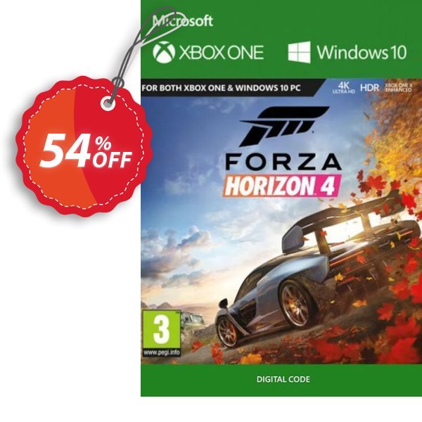 Forza Horizon 4 Xbox One/PC Coupon, discount Forza Horizon 4 Xbox One/PC Deal. Promotion: Forza Horizon 4 Xbox One/PC Exclusive offer 