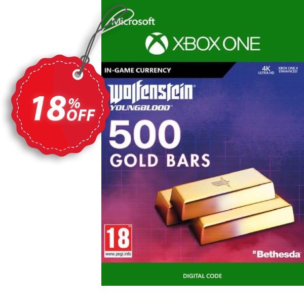 Wolfenstein: Youngblood - 500 Gold Bars Xbox One Coupon, discount Wolfenstein: Youngblood - 500 Gold Bars Xbox One Deal. Promotion: Wolfenstein: Youngblood - 500 Gold Bars Xbox One Exclusive offer 
