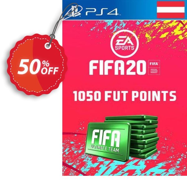 1050 FIFA 20 Ultimate Team Points PS4, Austria 