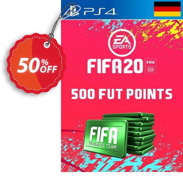 500 FIFA 20 Ultimate Team Points PS4, Germany  Coupon, discount 500 FIFA 20 Ultimate Team Points PS4 (Germany) Deal. Promotion: 500 FIFA 20 Ultimate Team Points PS4 (Germany) Exclusive offer 