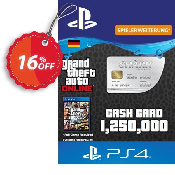 GTA Great White Shark Card PS4, Germany  Coupon, discount GTA Great White Shark Card PS4 (Germany) Deal. Promotion: GTA Great White Shark Card PS4 (Germany) Exclusive offer 