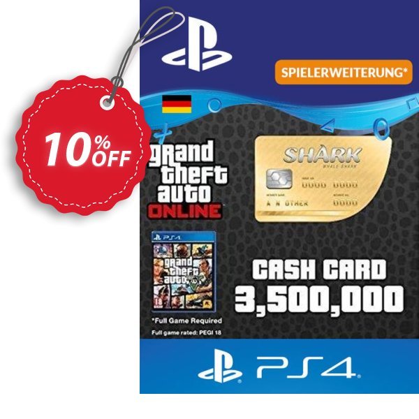 GTA Whale Shark Card PS4, Germany  Coupon, discount GTA Whale Shark Card PS4 (Germany) Deal. Promotion: GTA Whale Shark Card PS4 (Germany) Exclusive offer 