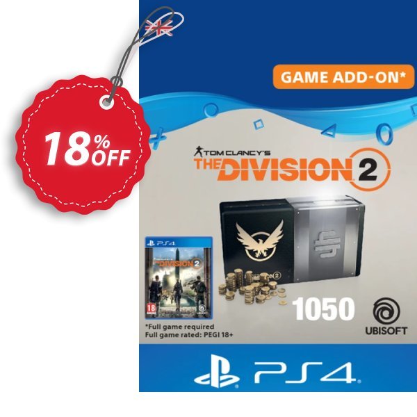 Tom Clancy's The Division 2 PS4 - 1050 Premium Credits Pack Coupon, discount Tom Clancy's The Division 2 PS4 - 1050 Premium Credits Pack Deal. Promotion: Tom Clancy's The Division 2 PS4 - 1050 Premium Credits Pack Exclusive offer 