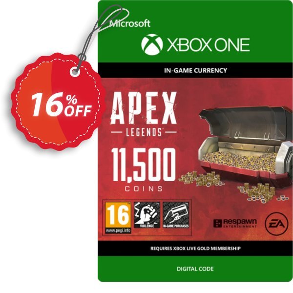Apex Legends 11500Coins Xbox One Coupon, discount Apex Legends 11500Coins Xbox One Deal. Promotion: Apex Legends 11500Coins Xbox One Exclusive offer 