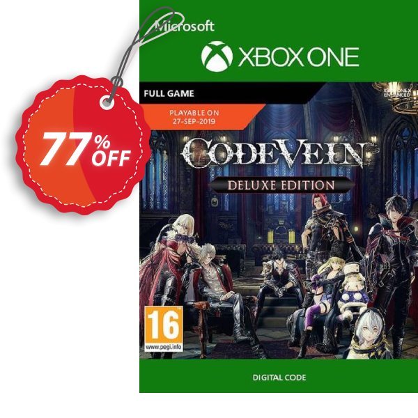 Code Vein: Deluxe Edtion Xbox One Coupon, discount Code Vein: Deluxe Edtion Xbox One Deal. Promotion: Code Vein: Deluxe Edtion Xbox One Exclusive offer 