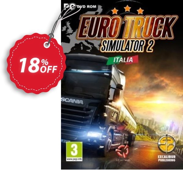 Euro Truck Simulator 2 PC Italia DLC Coupon, discount Euro Truck Simulator 2 PC Italia DLC Deal. Promotion: Euro Truck Simulator 2 PC Italia DLC Exclusive offer 