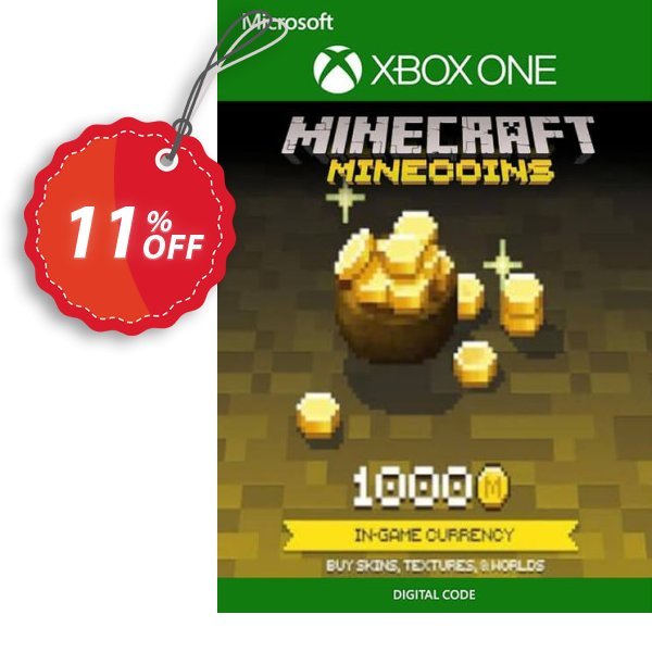 Minecraft 1000 Minecoins Xbox One Coupon, discount Minecraft 1000 Minecoins Xbox One Deal. Promotion: Minecraft 1000 Minecoins Xbox One Exclusive offer 