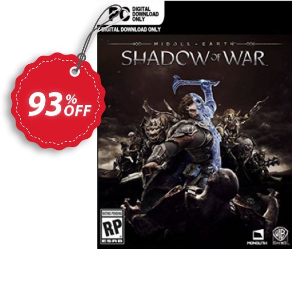 Middle-earth: Shadow of War PC Coupon, discount Middle-earth: Shadow of War PC Deal. Promotion: Middle-earth: Shadow of War PC Exclusive offer 