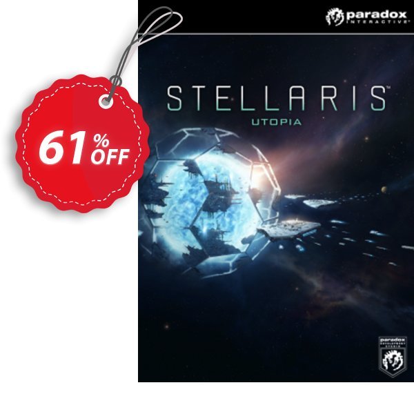 Stellaris: Utopia PC DLC Coupon, discount Stellaris: Utopia PC DLC Deal. Promotion: Stellaris: Utopia PC DLC Exclusive offer
