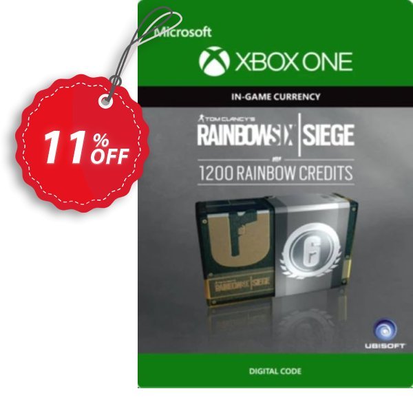 Tom Clancy's Rainbow Six Siege 1200 Credits Pack Xbox One Coupon, discount Tom Clancy's Rainbow Six Siege 1200 Credits Pack Xbox One Deal. Promotion: Tom Clancy's Rainbow Six Siege 1200 Credits Pack Xbox One Exclusive offer 