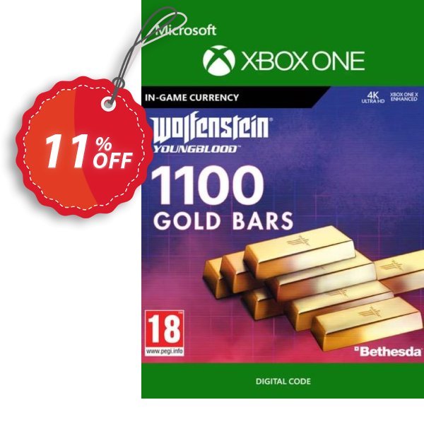 Wolfenstein: Youngblood - 1100 Gold Bars Xbox One Coupon, discount Wolfenstein: Youngblood - 1100 Gold Bars Xbox One Deal. Promotion: Wolfenstein: Youngblood - 1100 Gold Bars Xbox One Exclusive offer 