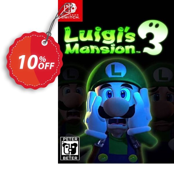 Luigi Mansion Switch Make4fun promotion codes