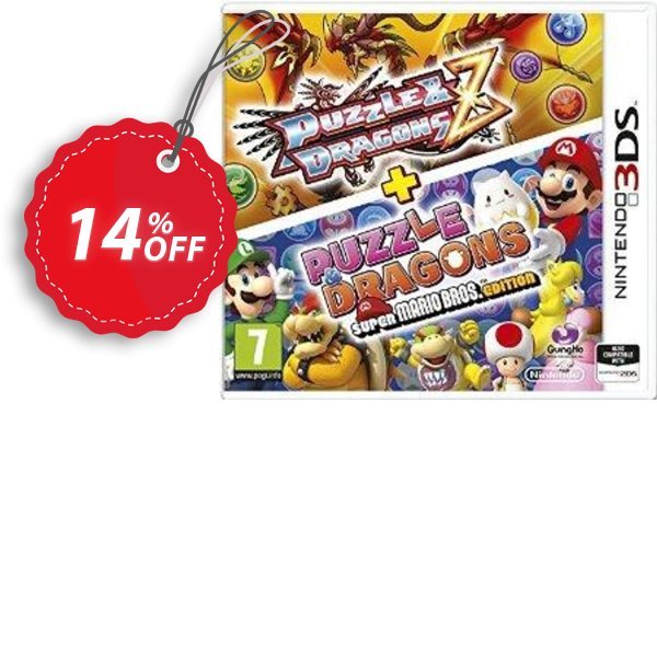 Puzzle and Dragons Z + Puzzle and Dragons Super Mario Bros. Edition Nintendo 3DS/2DS - Game Code