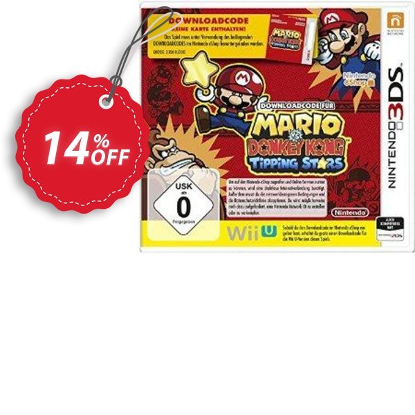Mario vs. Donkey Kong: Tipping Stars 3DS - Game Code Coupon, discount Mario vs. Donkey Kong: Tipping Stars 3DS - Game Code Deal. Promotion: Mario vs. Donkey Kong: Tipping Stars 3DS - Game Code Exclusive offer 