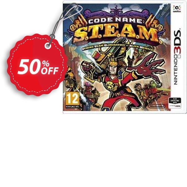 Code Name: S.T.E.A.M. 3DS - Game Code Coupon, discount Code Name: S.T.E.A.M. 3DS - Game Code Deal. Promotion: Code Name: S.T.E.A.M. 3DS - Game Code Exclusive offer 