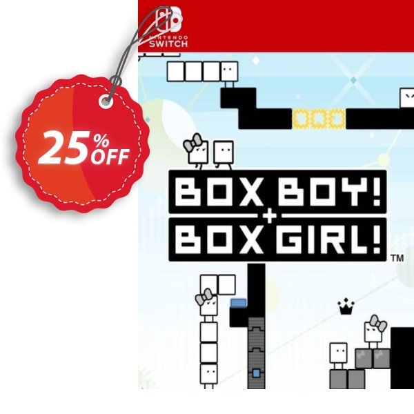 BOXBOY! + BOXGIRL! Switch Coupon, discount BOXBOY! + BOXGIRL! Switch Deal. Promotion: BOXBOY! + BOXGIRL! Switch Exclusive offer 