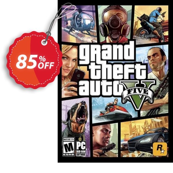 Grand Theft Auto V 5, GTA 5 PC Coupon, discount Grand Theft Auto V 5 (GTA 5) PC Deal. Promotion: Grand Theft Auto V 5 (GTA 5) PC Exclusive offer 