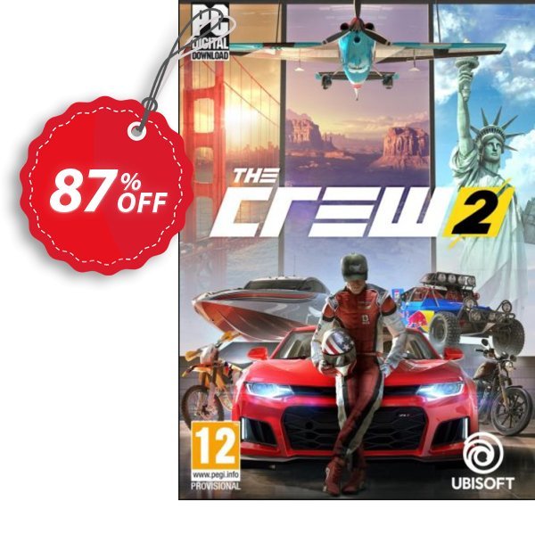 The Crew 2 PC Coupon, discount The Crew 2 PC Deal. Promotion: The Crew 2 PC Exclusive offer