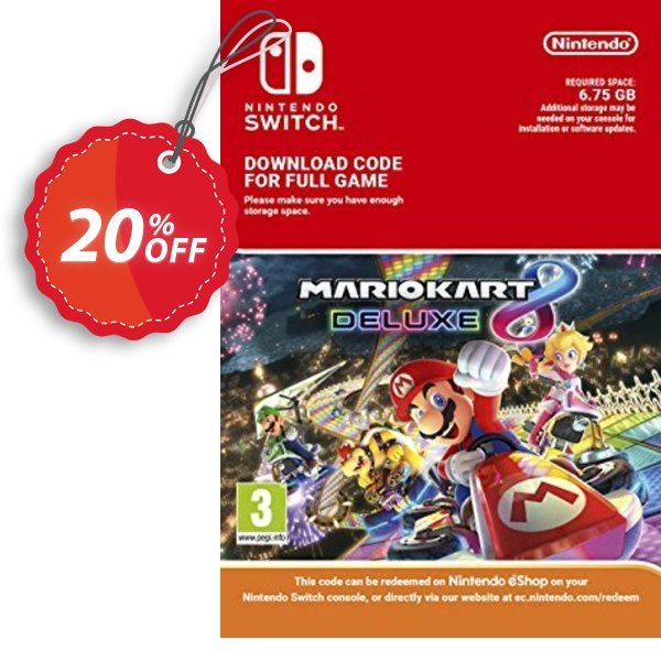 Mario Kart Deluxe Switch Make4fun promotion codes