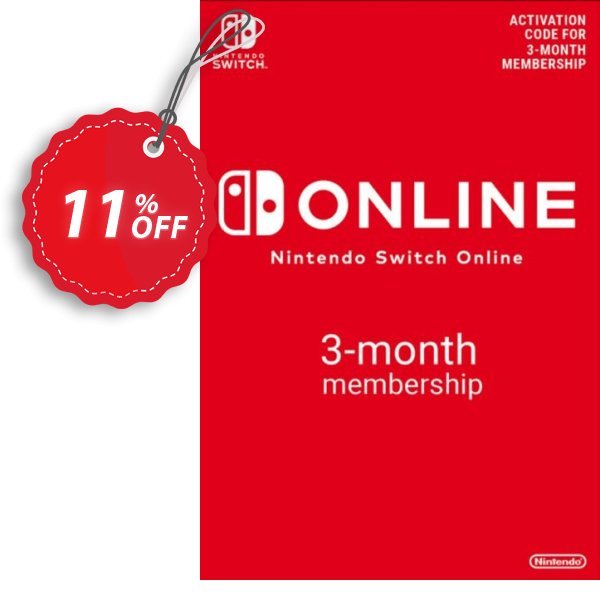 Nintendo Switch Online 3 Month, 90 Day Membership Switch, EU  Coupon, discount Nintendo Switch Online 3 Month (90 Day) Membership Switch (EU) Deal. Promotion: Nintendo Switch Online 3 Month (90 Day) Membership Switch (EU) Exclusive offer 