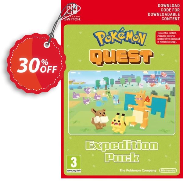 Pokemon Quest - Expedition Pack Switch Coupon, discount Pokemon Quest - Expedition Pack Switch Deal. Promotion: Pokemon Quest - Expedition Pack Switch Exclusive offer 