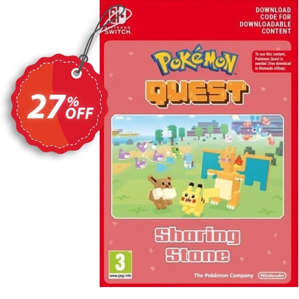 Pokemon Quest - Sharing Stone Switch Coupon, discount Pokemon Quest - Sharing Stone Switch Deal. Promotion: Pokemon Quest - Sharing Stone Switch Exclusive offer 